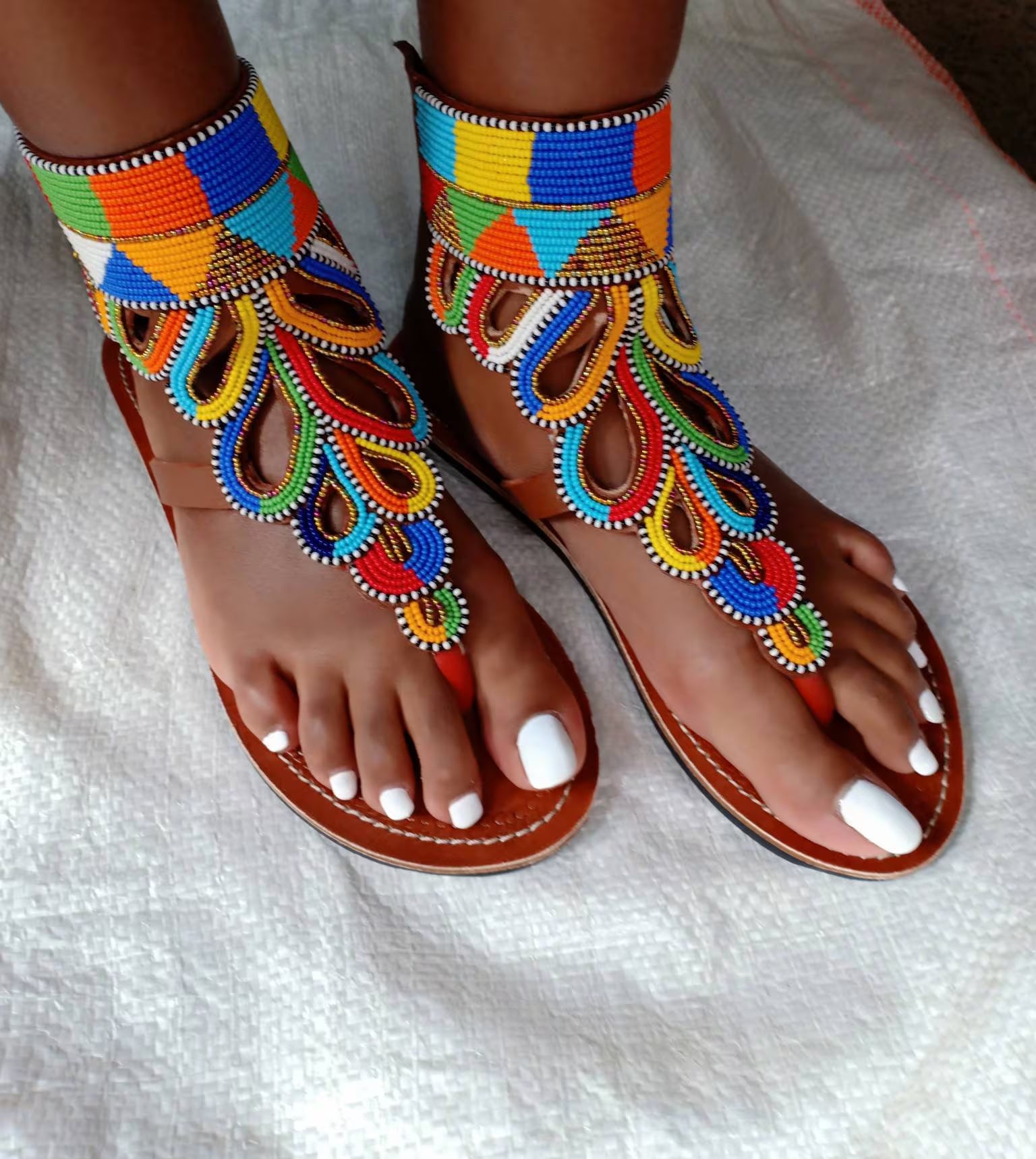 ON Sale:Beaded Sandals/Sandals Women Leather/African Beaded Sandals/Sandals Women/Leather Sandals Women/Summer Sandals/Mothers Day Gift.